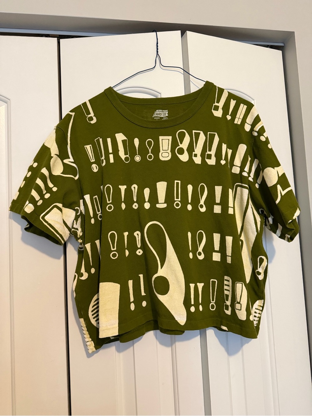 Kids Olive Green Graphic Tee - Unbranded